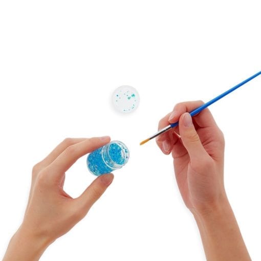 112614-1 OOLY Glitterlim Mini Dots Pixie Paste Brush-On Glitter Glue - Set om 5