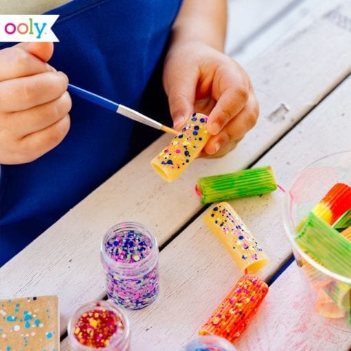 112614-2 OOLY Glitterlim Mini Dots Pixie Paste Brush-On Glitter Glue - Set om 5