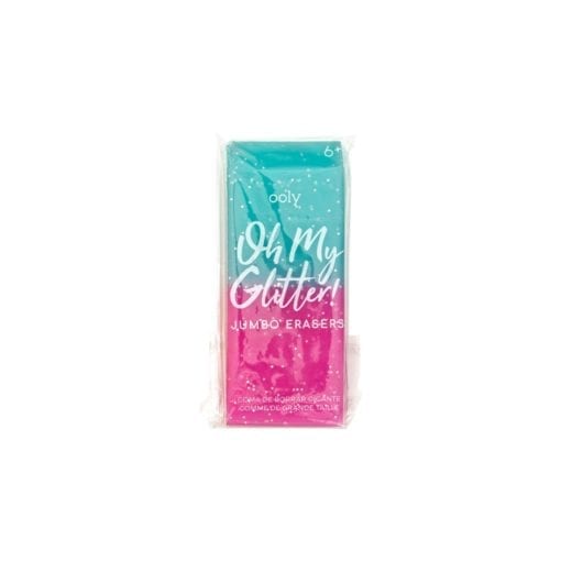 112637-3 OOLY Suddgummi Oh My Glitter Jumbo Erasers