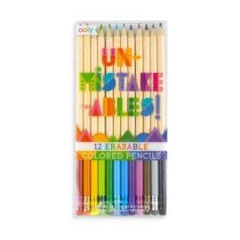 112638 OOLY Raderbara Färgpennor Un-Mistake-Ables Erasable Colored Pencils Set om 12