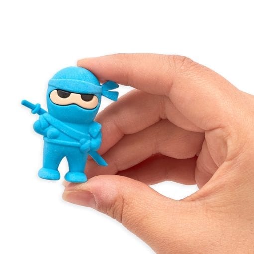 112642-1 OOLY Suddgummi Ninja Erasers Set om 3