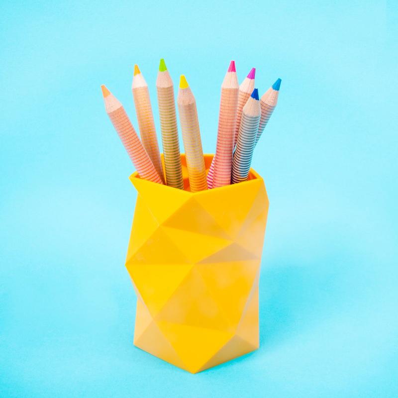 112643-3 OOLY Färgpennor Jumbo Brights Neon Colored Chunky Pencils Set om 8