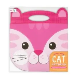 112651-2 OOLY Ritblock Carry Along Sketchbook Cat