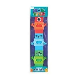 112653 OOLY Suddgummi Monster Erasers Set om 3