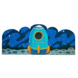 112657-3 OOLY Återanvändbara Klistermärken Space Critters Reusable Sticker Scenes