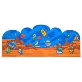 112657-7 OOLY Återanvändbara Klistermärken Space Critters Reusable Sticker Scenes