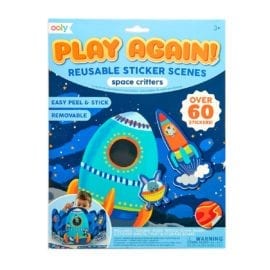 112657 OOLY Återanvändbara Klistermärken Space Critters Reusable Sticker Scenes