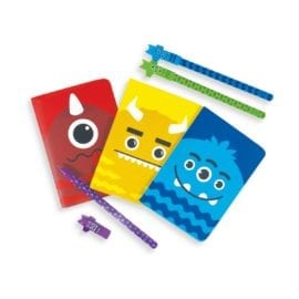 112658 OOLY Anteckningsbok Pocket Pal Journals Monsters - Set om 8