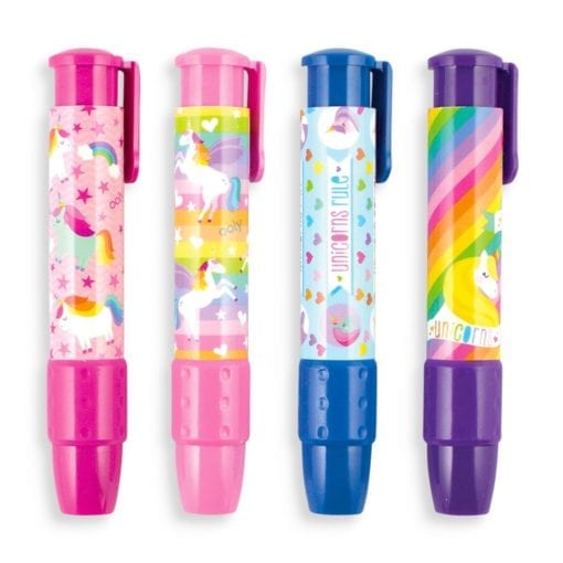 112660-1 OOLY Suddgummi Unique Unicorns ClickIt Eraser