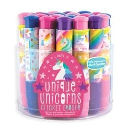 OOLY Suddgummi Unique Unicorns ClickIt Eraser