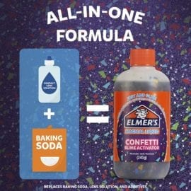 112691-2 Elmer's Confetti Aktivator 255 ml Till PVA Lim För Slime