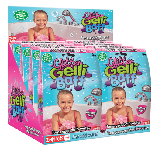 112699-1 Zimpli Kidz Glittery Pink Gelli Baff 300 Gram