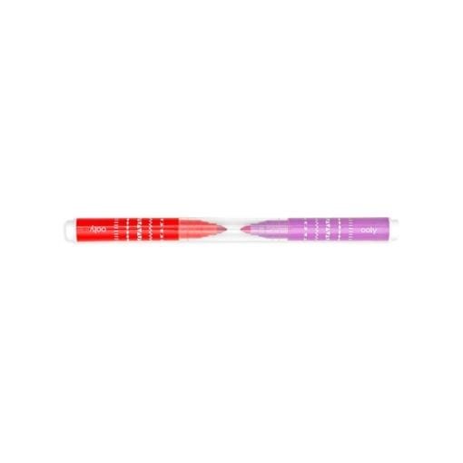 112702-2 OOLY Tuschpennor Double Up! 2-in-1 Washable Mini Marker - Set om 36