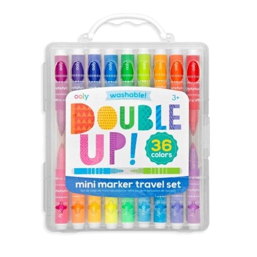 112702-5 OOLY Tuschpennor Double Up! 2-in-1 Washable Mini Marker - Set om 36