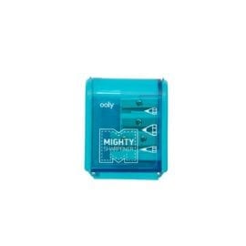 112644-5 OOLY Trippel Pennvässare Mighty Pencil Sharpener Ljusblå