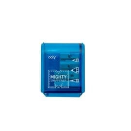 112644-3 OOLY Trippel Pennvässare Mighty Pencil Sharpener Mellanblå