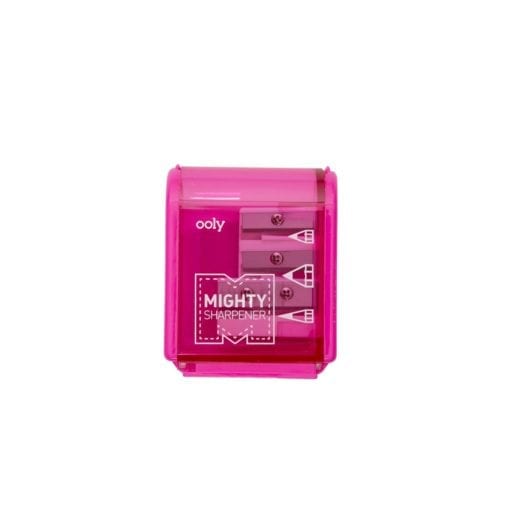 112644-1 OOLY Trippel Pennvässare Mighty Pencil Sharpener Rosa
