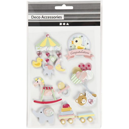 112835-1 3D-Stickers Baby 8 St. 1 Ark