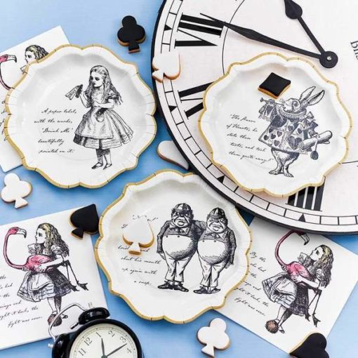 112910-4 Talking Tables Servetter Alice i Underlandet 33x33 cm 20 st – Truly Alice