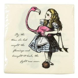 112910 Talking Tables Servetter Alice i Underlandet 33x33 cm 20 st – Truly Alice