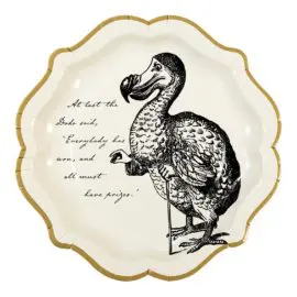 112912-2 Talking Tables Papperstallrikar Alice i Underlandet 23 cm 12 st - Truly Alice