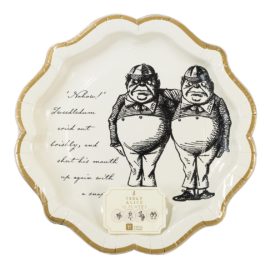112912-6 Talking Tables Papperstallrikar Alice i Underlandet 23 cm 12 st - Truly Alice