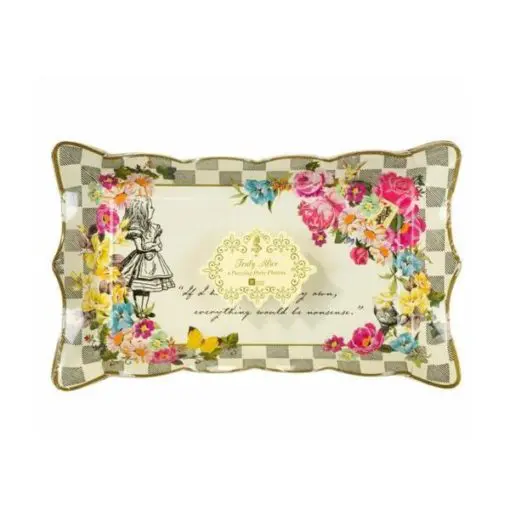 112916-1 Talking Tables Serveringsfat Schackrutor 31x19 cm 4 st - Truly Alice