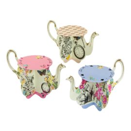 112918-1 Talking Tables Kakfatställ Tekanna Alice i Underlandet 8 cm 6 st - Truly Alice