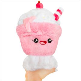 112962-1 Mini Squishable Comfort Food Strawberry Milkshake - 18 cm