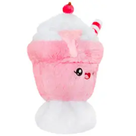 112962-2 Mini Squishable Comfort Food Strawberry Milkshake - 18 cm