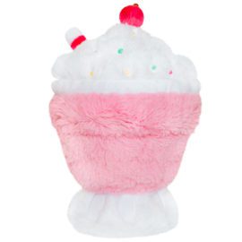 112962-5 Mini Squishable Comfort Food Strawberry Milkshake - 18 cm