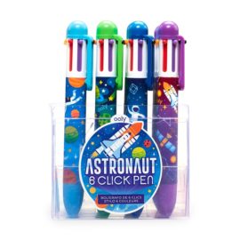 112980 OOLY Multipenna Astronaut 6in1 Click Multi Color Pen