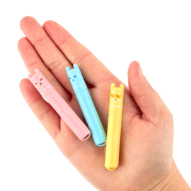 112982-1 OOLY Luktpennor Mini-överstrykningspennor Pastell med Doft av Frukt 6 st