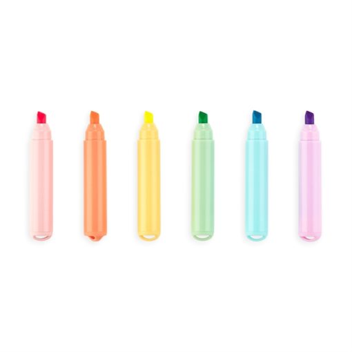112982-5 OOLY Luktpennor Mini-överstrykningspennor Pastell med Doft av Frukt 6 st