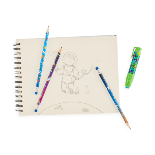 113073-3 OOLY Grafitpennor Astronaut Graphite Pencils - Set om 12