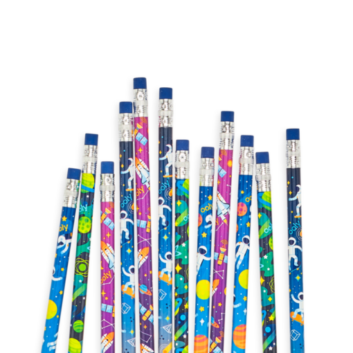 113073-4 OOLY Grafitpennor Astronaut Graphite Pencils - Set om 12