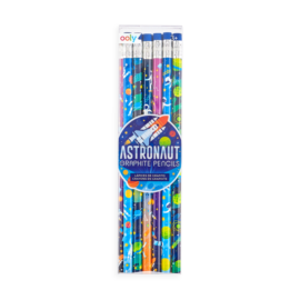 113073 OOLY Grafitpennor Astronaut Graphite Pencils - Set om 12