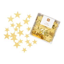 113081-1 Talking Tables Bordskonfetti Stjärnor i Guldmetallic – Party Porcelain