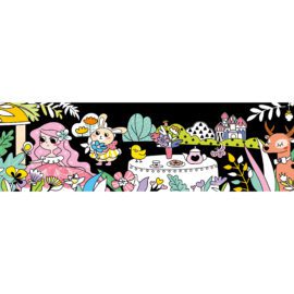 113123-3 AVENIR Färgläggningsaffisch Giant Poster Colouring Velvet Princess and Her Garden 126x29.5 cm