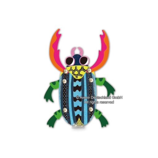 113129-4 AVENIR Skrapmotiv Scratch & Create Art Joint Puppets Little Bugs
