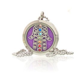113131 Ancient Wisdom Halsband Aromaterapi Hamsa Chakra 30 mm