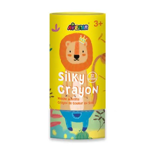 113147 AVENIR Gelkritor Lion Silky Crayons Watercolor + Coloring Poster - Set om 121