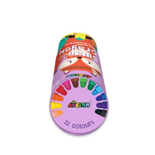 AVENIR Gelkritor Fox Silky Crayons Watercolor + Coloring Poster - Set om 12 - Bild 14