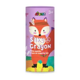 113151-6 AVENIR Gelkritor Fox Silky Crayons Watercolor + Coloring Poster - Set om 12