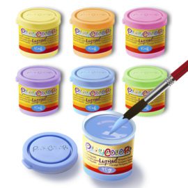 113160 Play Color Målarfärg Liquid Pastel 6x40 ml