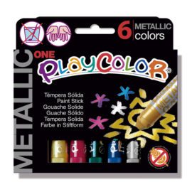 113162 Play Color Kritor Metallic - Set om 6