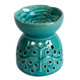 113190 Ancient Wisdom Aromalampa Tree of Life Blue