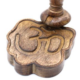 113205-3 Ancient Wisdom Rökelsebrännare Back Flow Burner Mango Wood - Ohm
