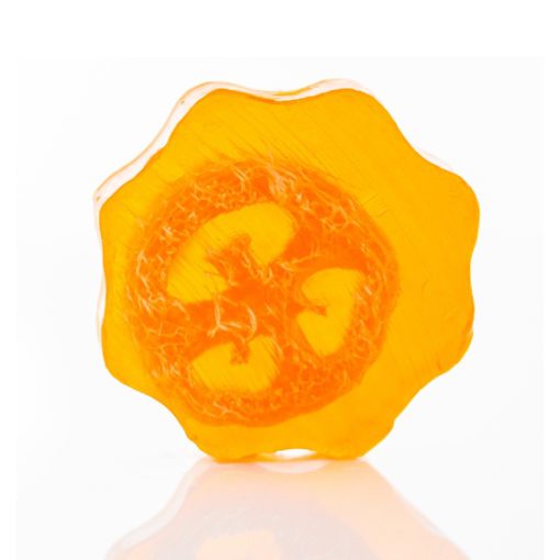 113227 Ancient Wisdom Tvål Loofah Soap - Orange