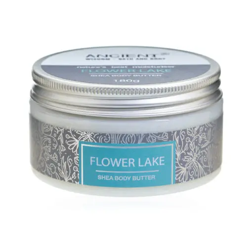 113229 Ancient Wisdom Shea Body Butter 180 g - Flower Lake